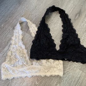 Free people lace bralettes!